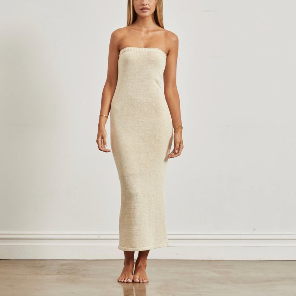Cora Strapless Maxi (size medium)